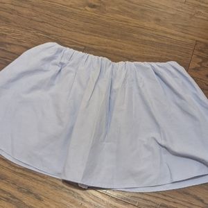 Zara baby blue mini skort